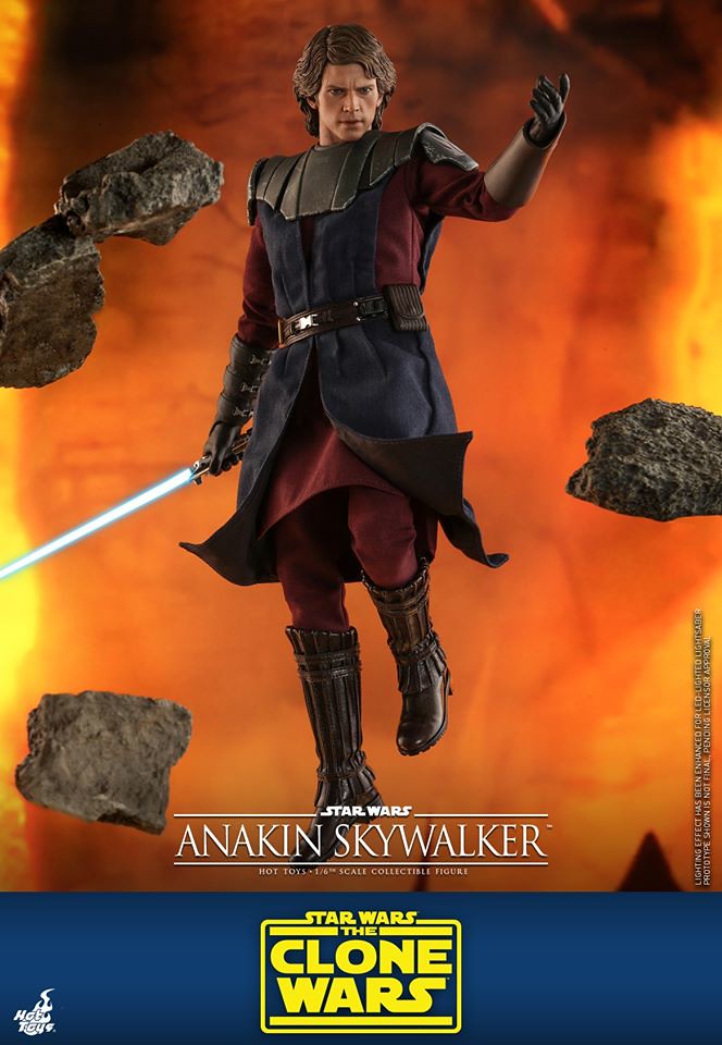 為了「共和」而奮戰不懈的時期！ Hot Toys – TMS019 -《星際大戰：複製人之戰》安納金·天行者（Anakin Skywalker）1/6 比例人偶