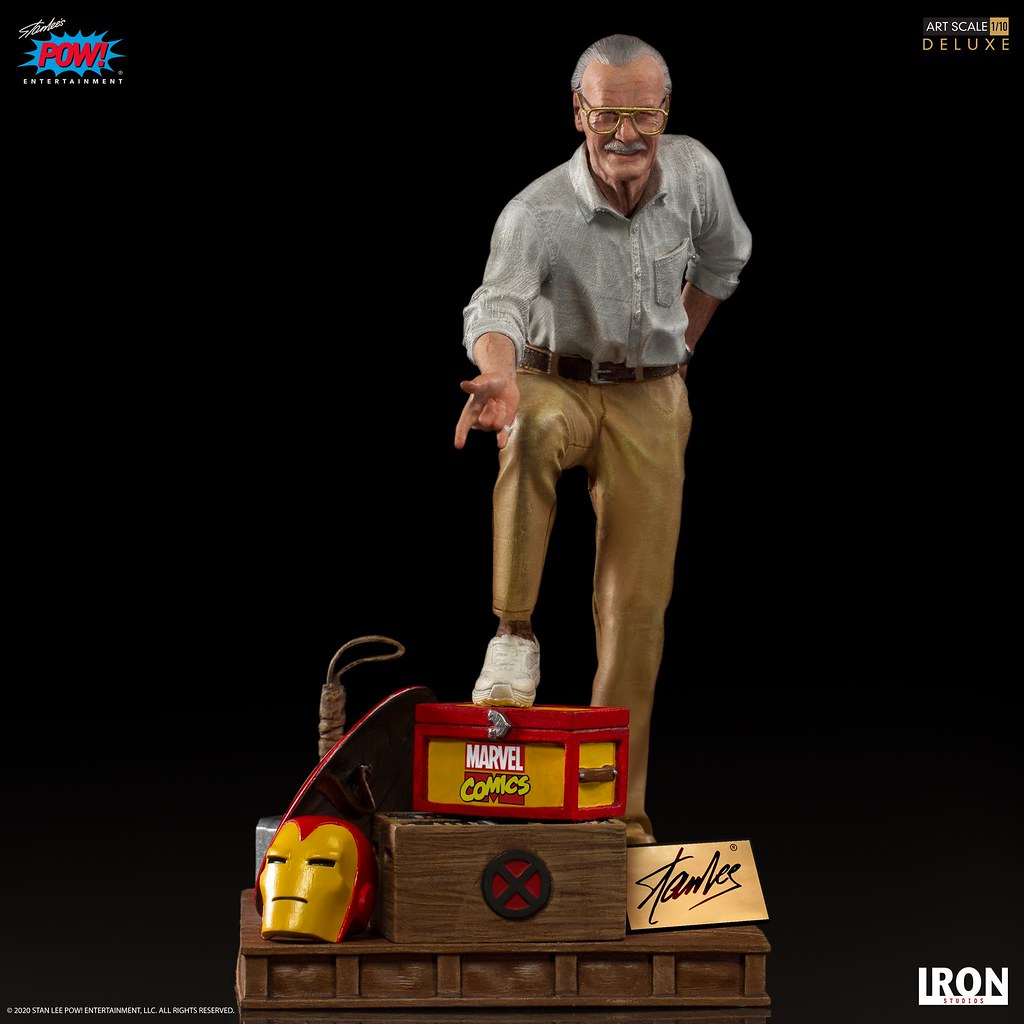 Iron Studios Art Scale 系列 MARVEL之父「史丹·李 (Stan Lee)」1/10 比例全身雕像 普通版/豪華版