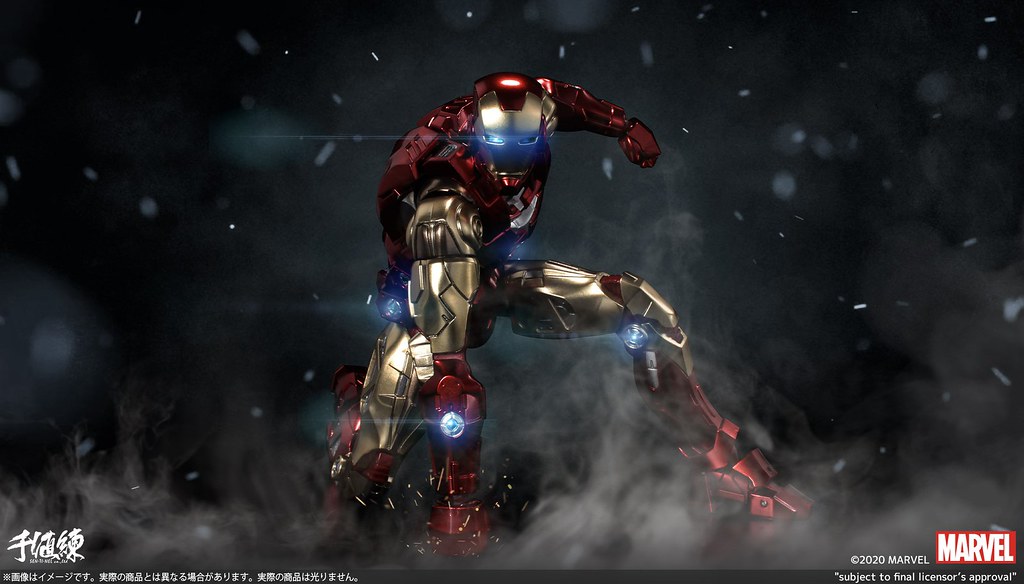 千值練 全新系列 Fighting Armor 首彈「鋼鐵人」漫畫版可動人偶登場！