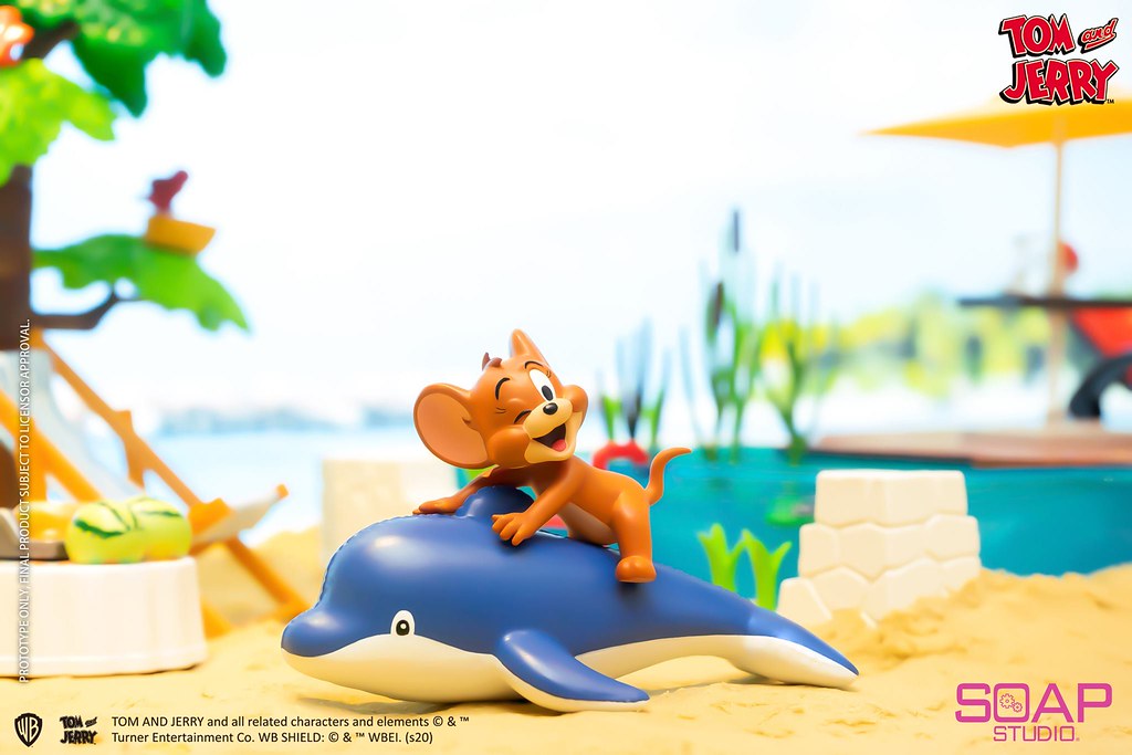 Soap Studio《湯姆貓與傑利鼠》泳池派對系列盲抽盒玩！好想度假啊～