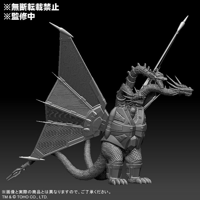 東寶大怪獸系列 機械王者基多拉(1991)開發中原型釋出 再現魄力的機械雙翼!