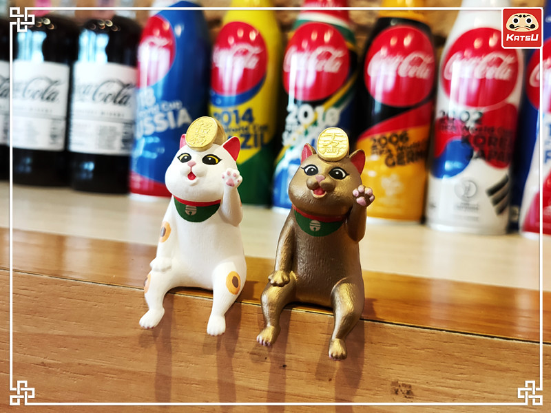 KATSU 創作工房「朕即天下」貓咪轉蛋 喵皇霸氣坐金馬桶:朕的罐罐呢?