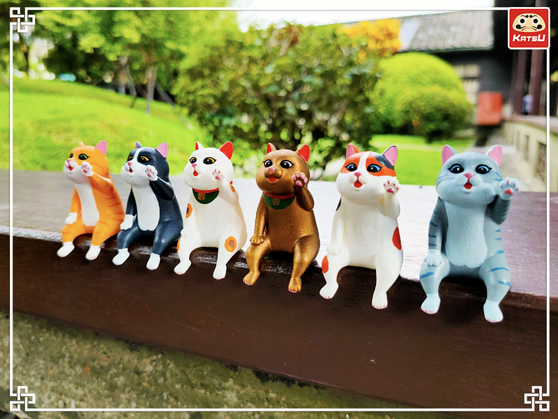 KATSU 創作工房「朕即天下」貓咪轉蛋 喵皇霸氣坐金馬桶:朕的罐罐呢?