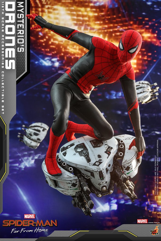 Hot Toys 蜘蛛人 離家日 神秘客的無人機1 6 比例配件組 玩具人toy People News