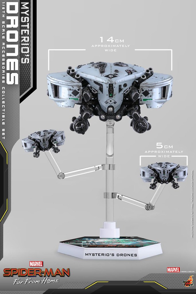 Hot Toys《蜘蛛人:離家日》神秘客的無人機 1/6 比例配件組