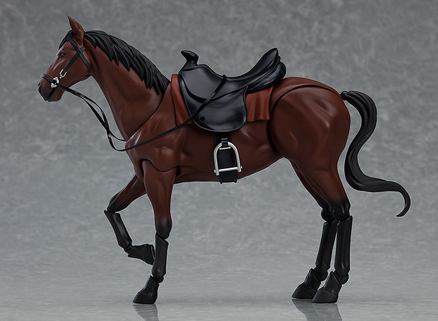 寫實造型「figma 馬 ver.2 (茶)/(白)」全貌公開 搭配系列人偶玩法更豐富！