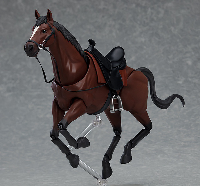 寫實造型「figma 馬ver.2 (茶)/(白)」全貌公開搭配系列人偶玩法