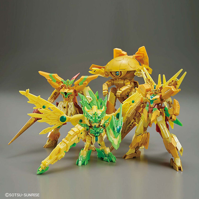 核心轉換！「HGBD:R 1/144 再起鋼彈」合體GO！施展必殺技時的黃金色彩登場！