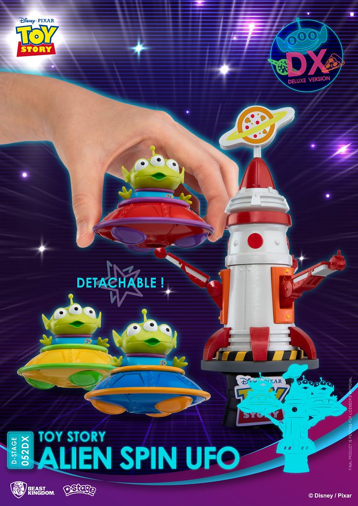 野獸國 夢-精選《玩具總動員》三眼怪飛碟豪華版 三隻阿三可愛現身！
