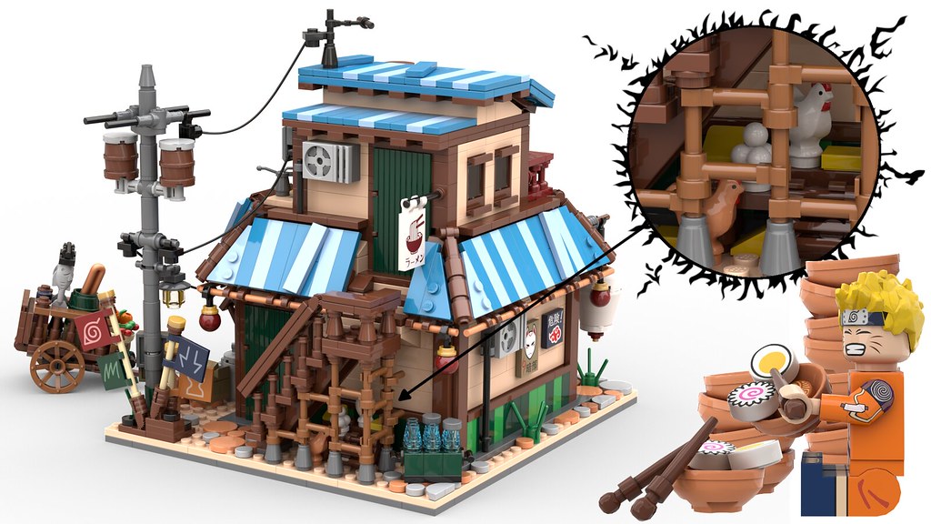 DadiTwins LEGO Ideas投稿《火影忍者》一樂拉麵！火影迷、拉麵控大興奮