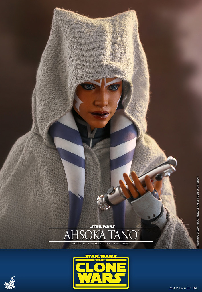 Hot Toys《星際大戰：複製人之戰》亞蘇卡·譚諾 1/6 比例人偶