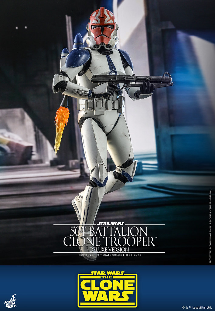 Hot Toys《星際大戰：複製人之戰》501軍團複製人士兵 1/6比例人偶