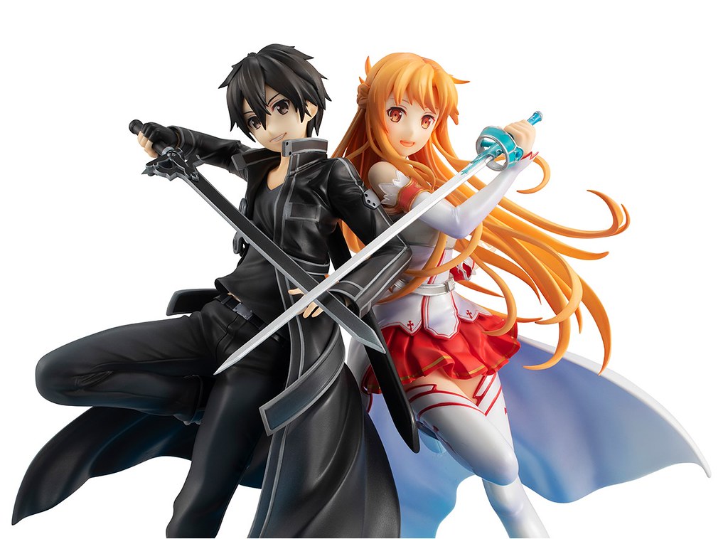 Lucrea《刀劍神域》十周年紀念「桐人&amp;亞絲娜 SAO 10thAnniversary」PVC塗裝完成品