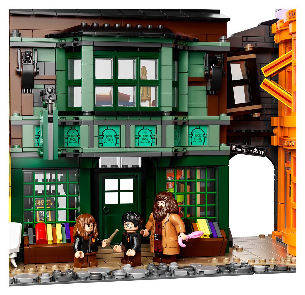 LEGO 75978《哈利波特》斜角巷！長度超過一公尺的魔幻商店街正式登場