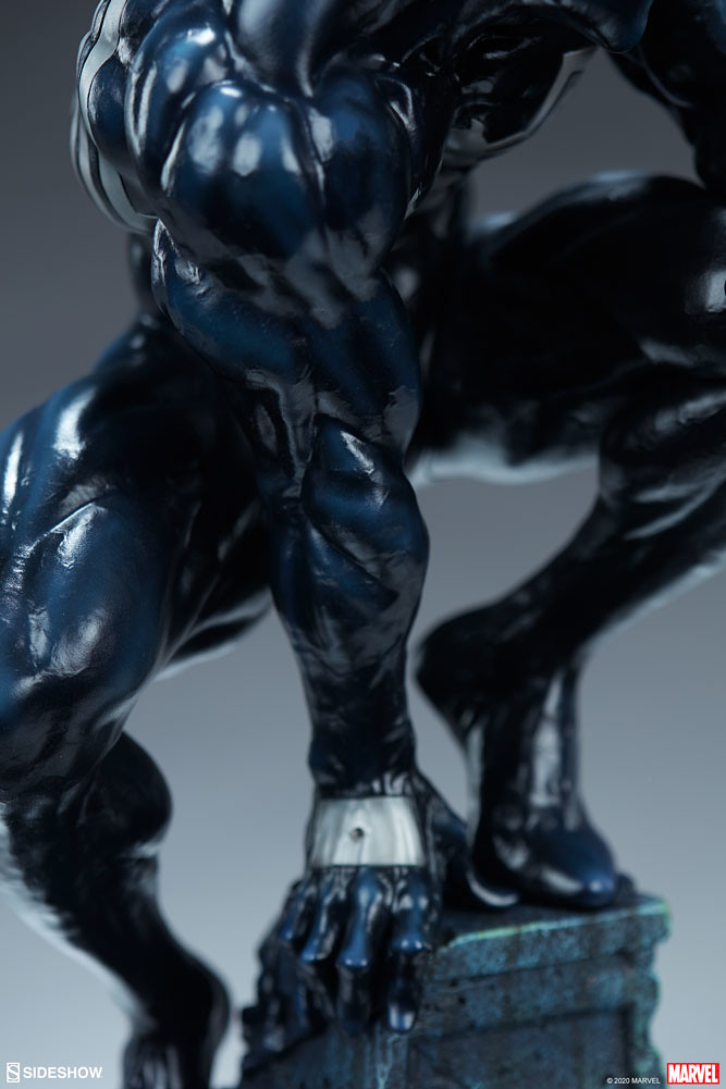 Sideshow MARVEL【共生體蜘蛛人】全身雕像！漆黑蜘蛛人魄力現身