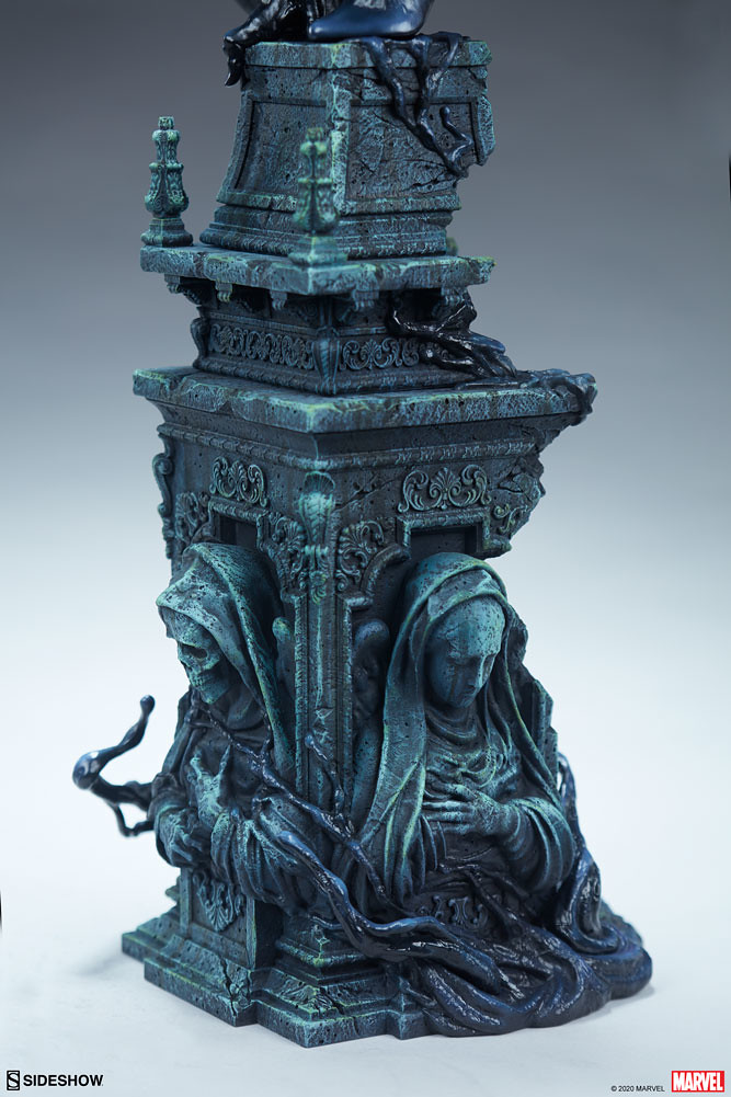 Sideshow MARVEL【共生體蜘蛛人】全身雕像！漆黑蜘蛛人魄力現身