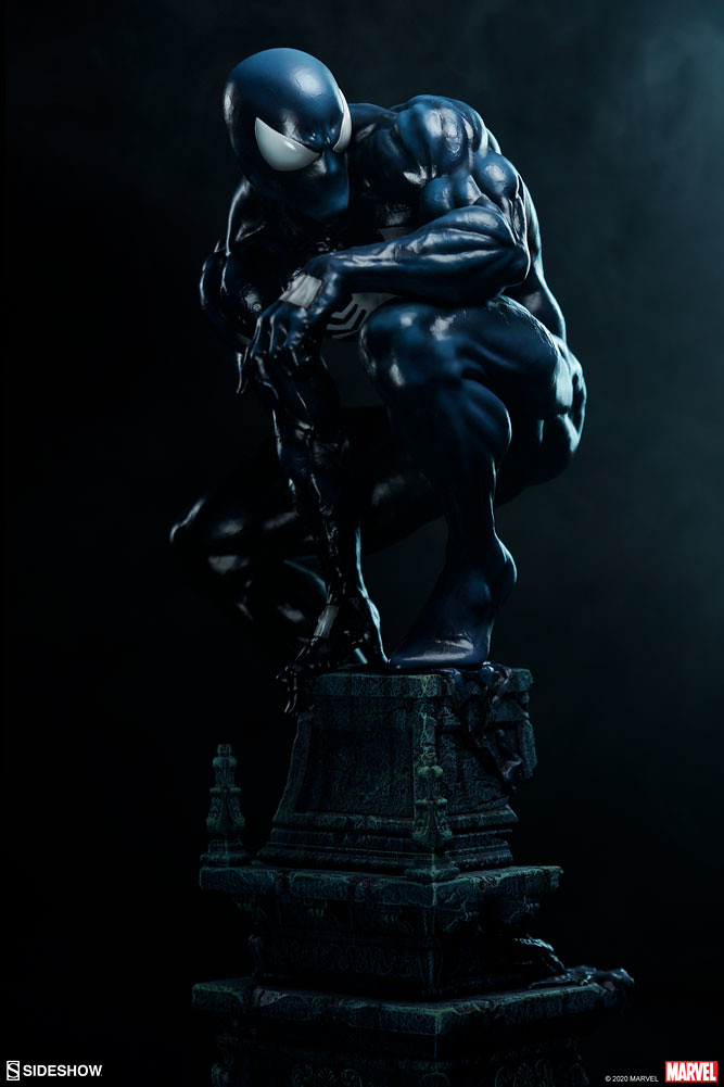 Sideshow MARVEL【共生體蜘蛛人】全身雕像！漆黑蜘蛛人魄力現身