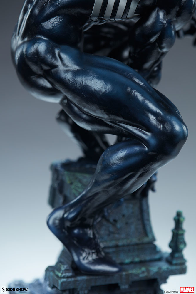 Sideshow MARVEL【共生體蜘蛛人】全身雕像！漆黑蜘蛛人魄力現身