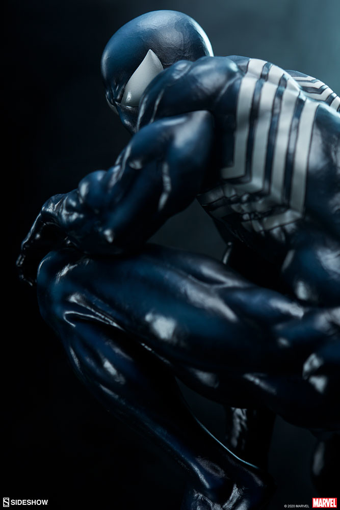 Sideshow MARVEL【共生體蜘蛛人】全身雕像！漆黑蜘蛛人魄力現身