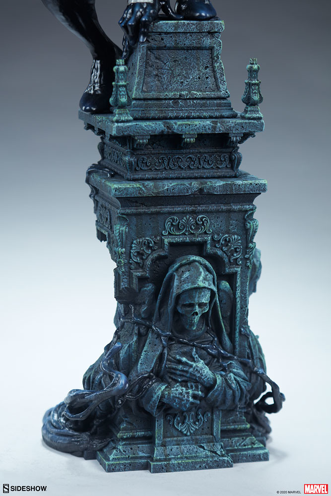 Sideshow MARVEL【共生體蜘蛛人】全身雕像！漆黑蜘蛛人魄力現身