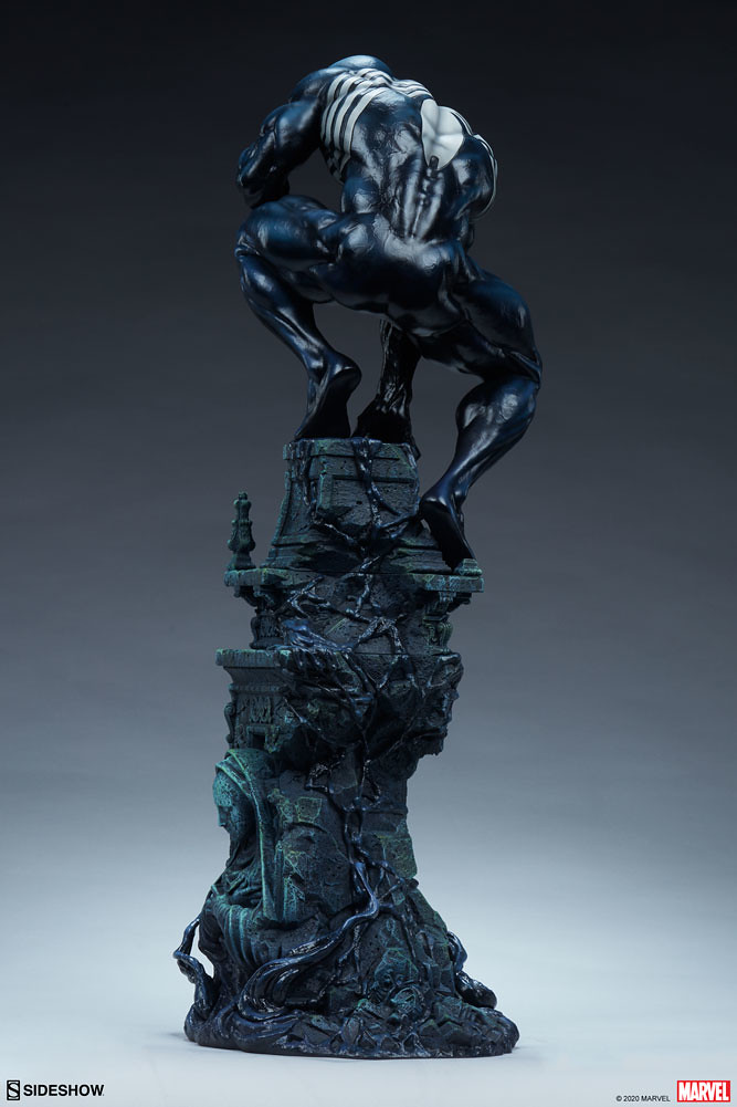 Sideshow MARVEL【共生體蜘蛛人】全身雕像！漆黑蜘蛛人魄力現身