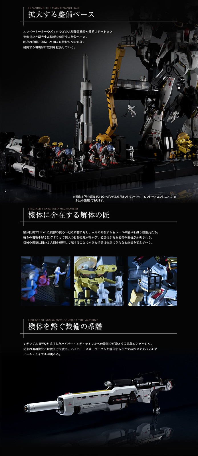 METAL STRUCTURE 解體匠機 RX-93 ν鋼彈專用新擴充零件「隆德．貝爾工程師」公開！