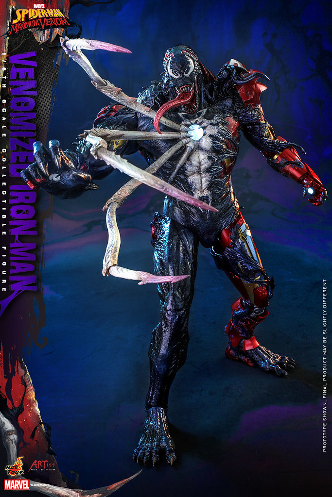 Hot Toys × 港漫大師邱福龍【猛毒化鋼鐵人】1/6比例人偶 煞氣現身！