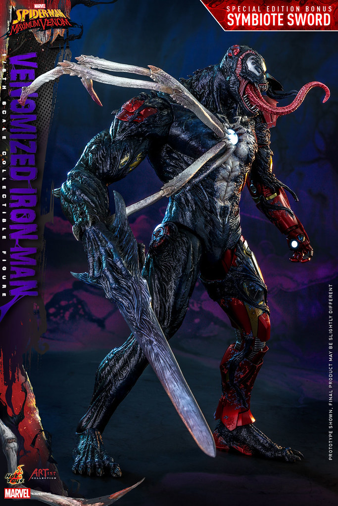 Hot Toys × 港漫大師邱福龍【猛毒化鋼鐵人】1/6比例人偶 煞氣現身！