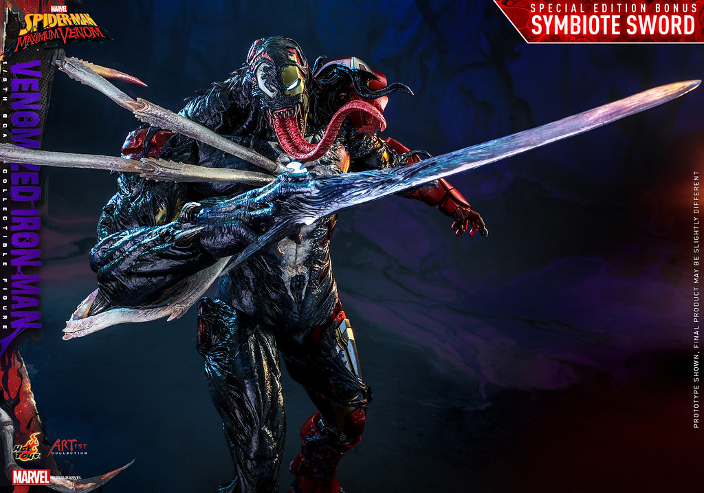 Hot Toys × 港漫大師邱福龍【猛毒化鋼鐵人】1/6比例人偶 煞氣現身!