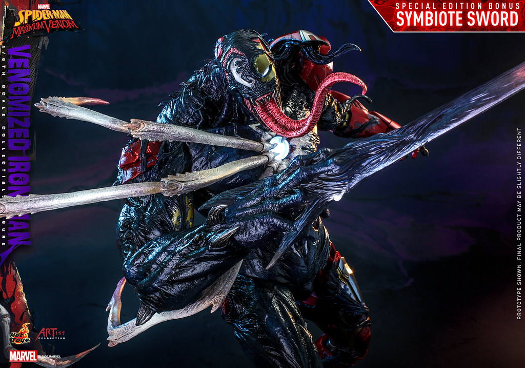 Hot Toys × 港漫大師邱福龍【猛毒化鋼鐵人】1/6比例人偶 煞氣現身!