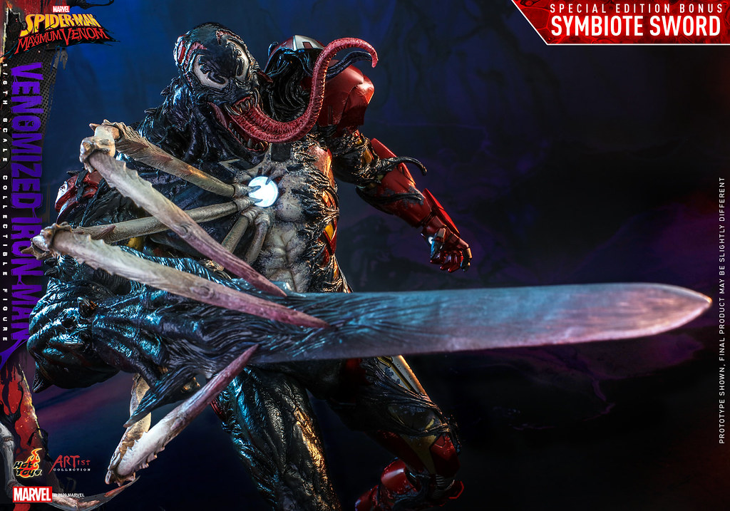 Hot Toys × 港漫大師邱福龍【猛毒化鋼鐵人】1/6比例人偶 煞氣現身!