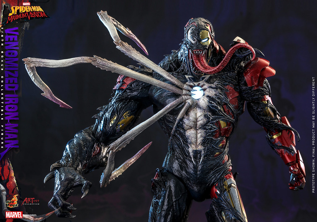 Hot Toys × 港漫大師邱福龍【猛毒化鋼鐵人】1/6比例人偶 煞氣現身!