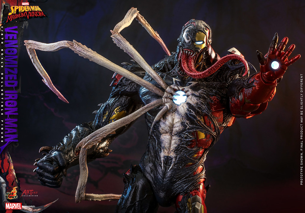 Hot Toys × 港漫大師邱福龍【猛毒化鋼鐵人】1/6比例人偶 煞氣現身!