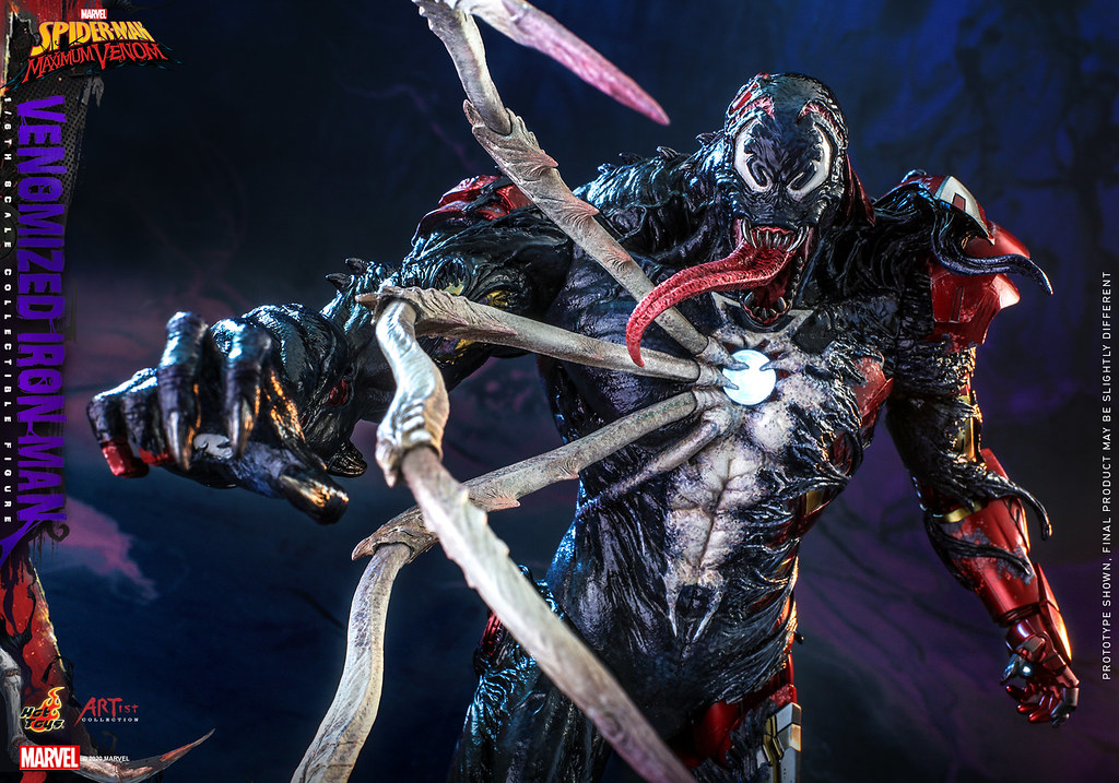 Hot Toys × 港漫大師邱福龍【猛毒化鋼鐵人】1/6比例人偶 煞氣現身!