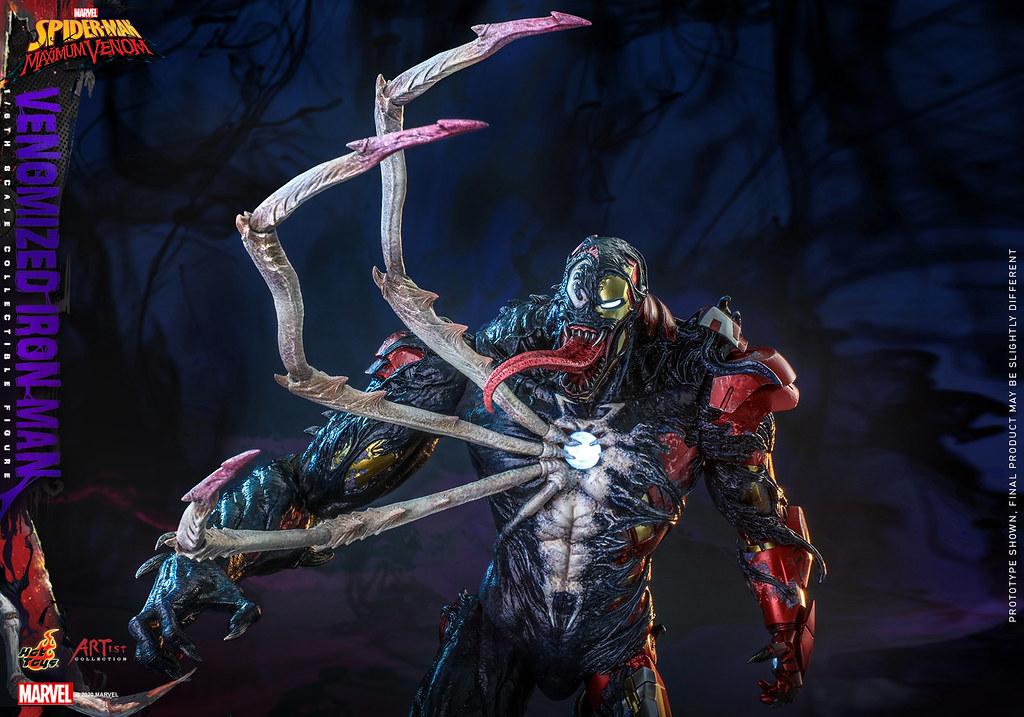 Hot Toys × 港漫大師邱福龍【猛毒化鋼鐵人】1/6比例人偶 煞氣現身!