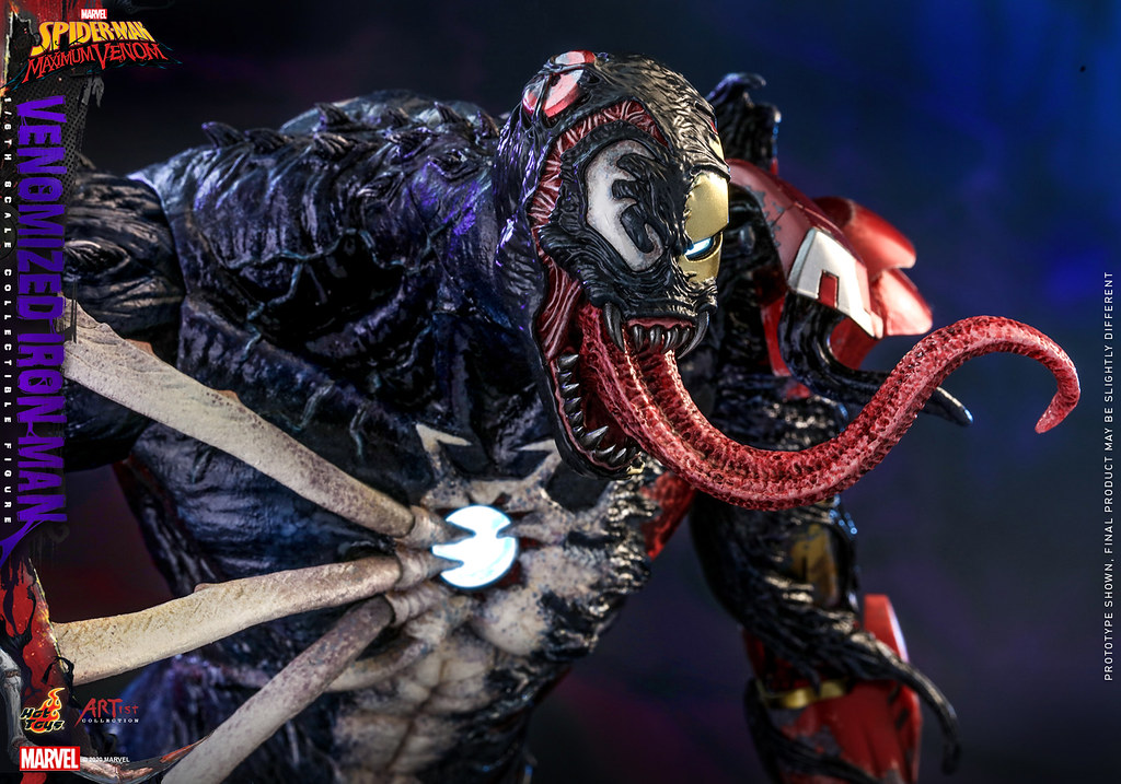 Hot Toys × 港漫大師邱福龍【猛毒化鋼鐵人】1/6比例人偶 煞氣現身!