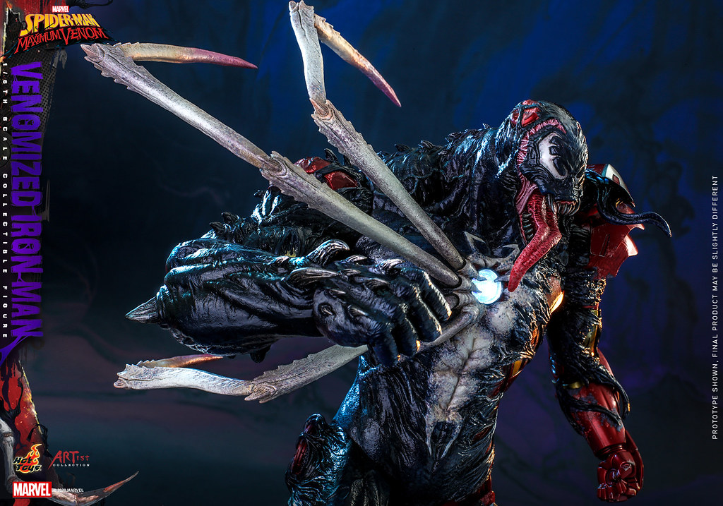 Hot Toys × 港漫大師邱福龍【猛毒化鋼鐵人】1/6比例人偶 煞氣現身!