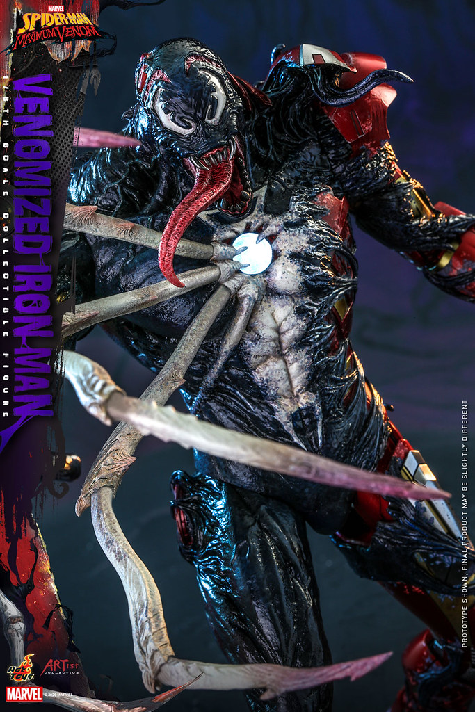 Hot Toys × 港漫大師邱福龍【猛毒化鋼鐵人】1/6比例人偶 煞氣現身!