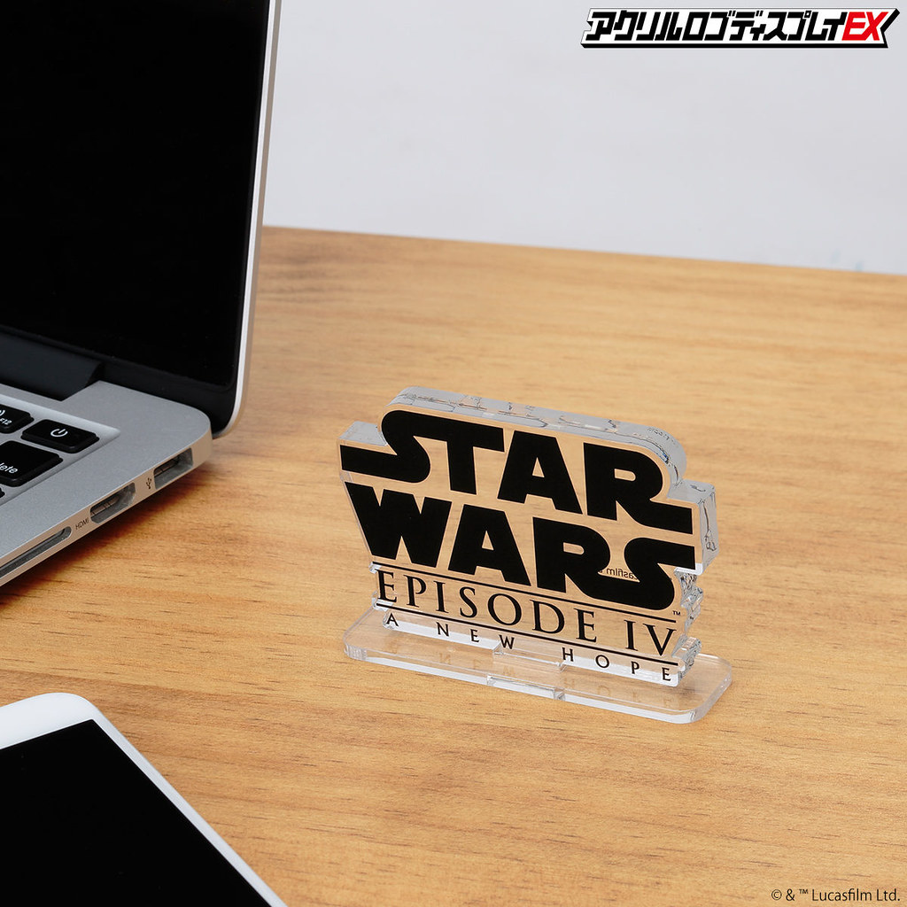 萬代推出四款「STAR WARS 壓克力 LOGO 展示牌EX」一秒讓《星際大戰》玩具收藏質感UP!