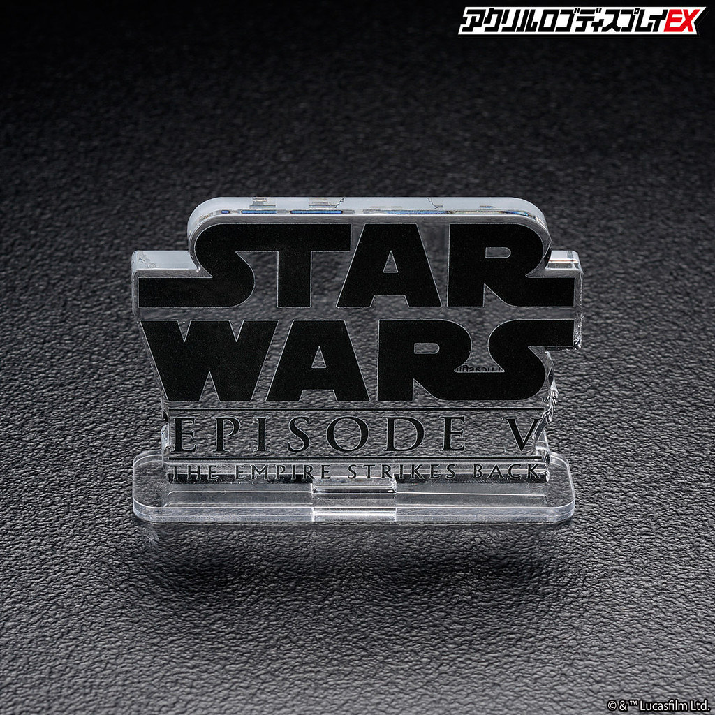 萬代推出四款「STAR WARS 壓克力 LOGO 展示牌EX」一秒讓《星際大戰》玩具收藏質感UP!