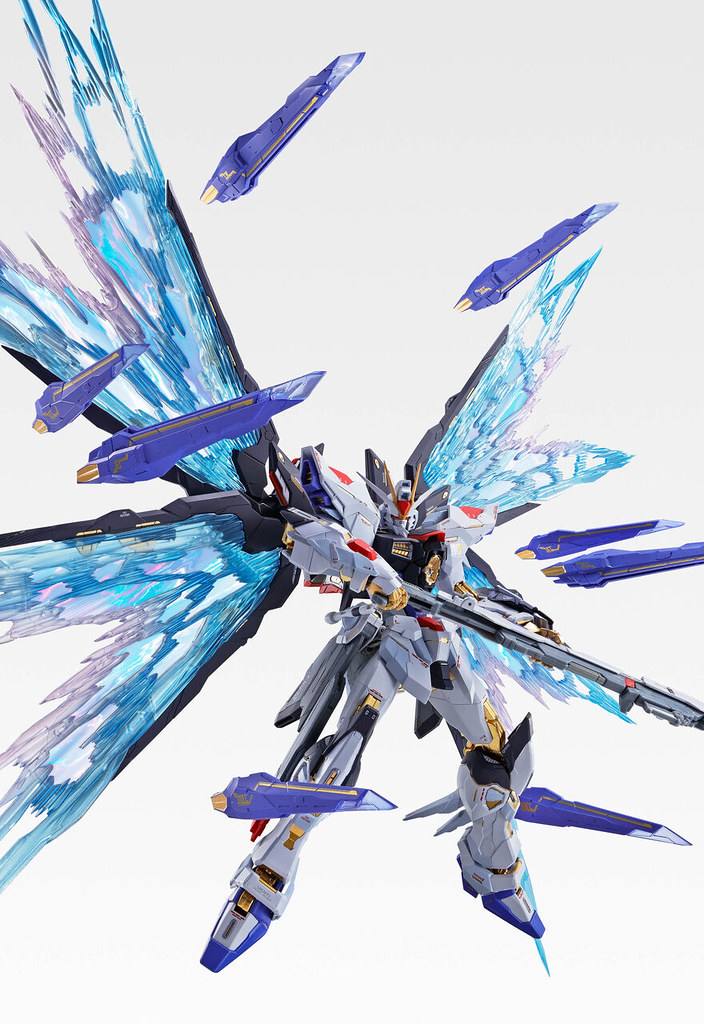 METAL BUILD「攻擊自由鋼彈 光之翼配件組 SOUL BLUE Ver.」新版配色絢麗登場！
