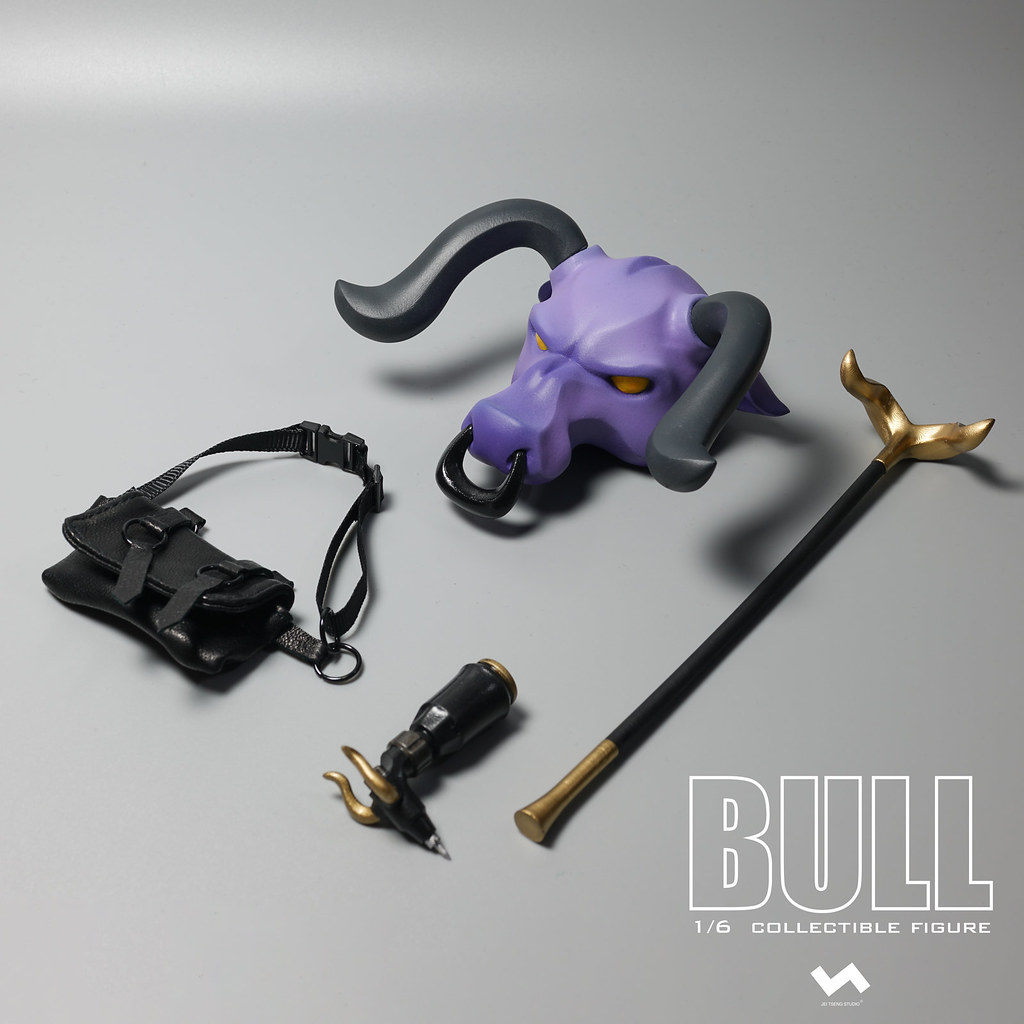 J.T Studio Street Mask 系列【BULL & RedKid】1/6 比例人偶