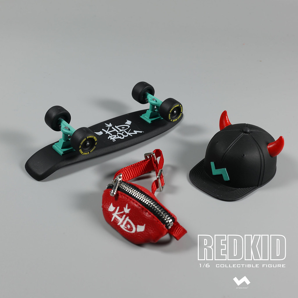 J.T Studio Street Mask 系列【BULL & RedKid】1/6 比例人偶