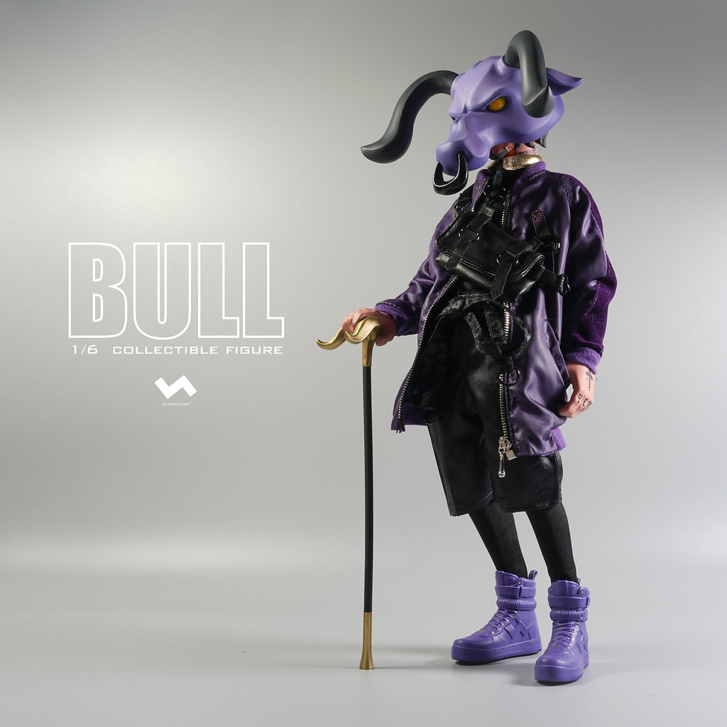 J.T Studio Street Mask 系列【BULL & RedKid】1/6 比例人偶