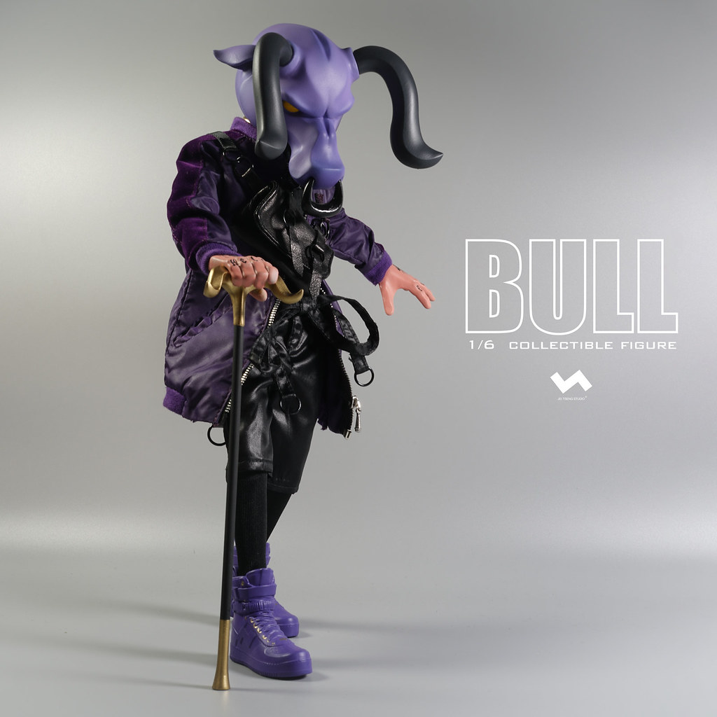 J.T Studio Street Mask 系列【BULL & RedKid】1/6 比例人偶
