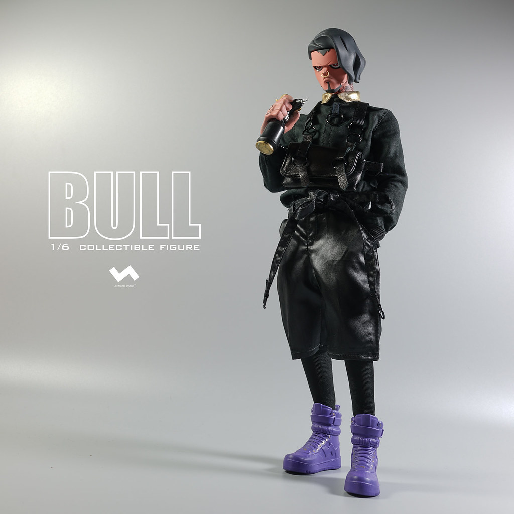 J.T Studio Street Mask 系列【BULL & RedKid】1/6 比例人偶