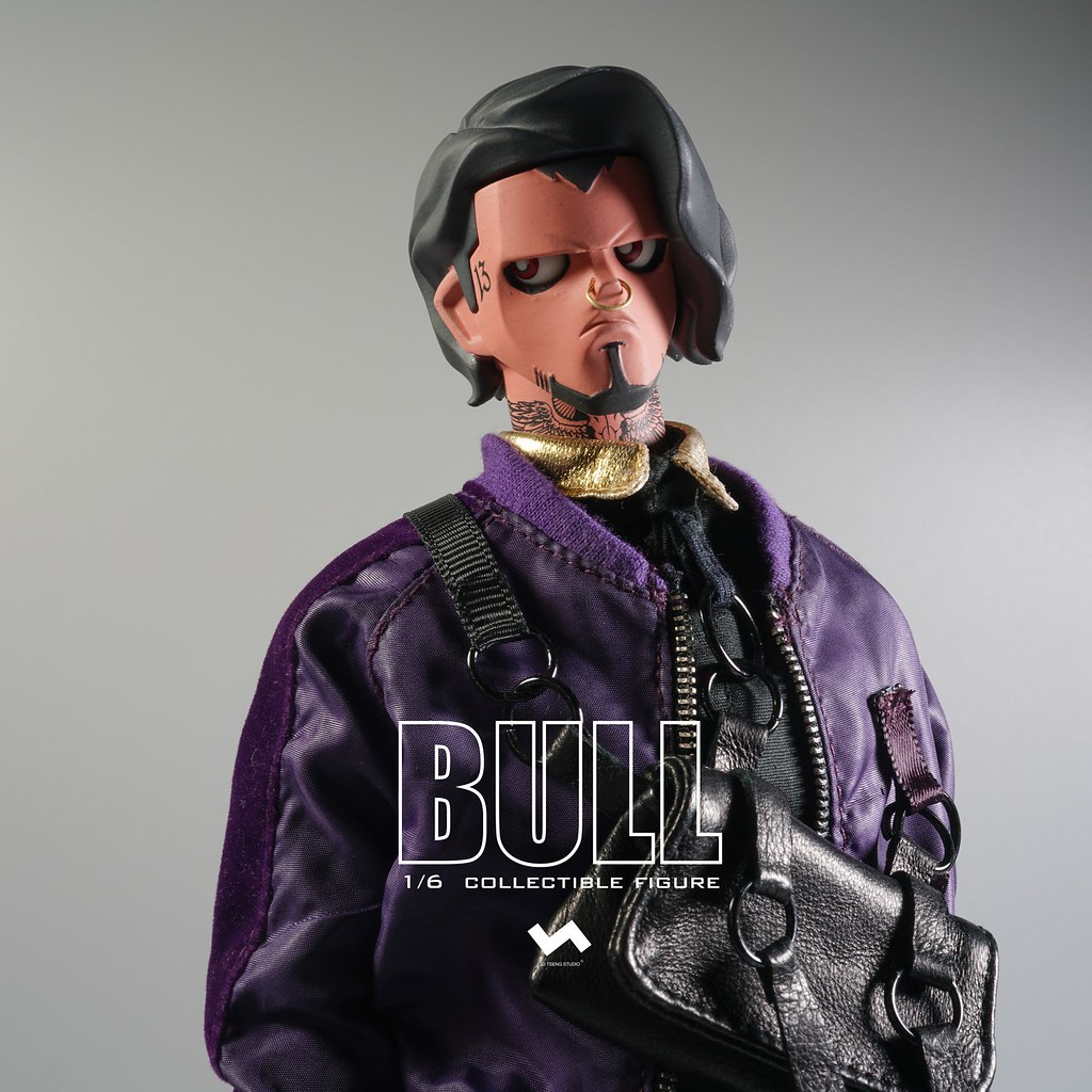 J.T Studio Street Mask 系列【BULL & RedKid】1/6 比例人偶