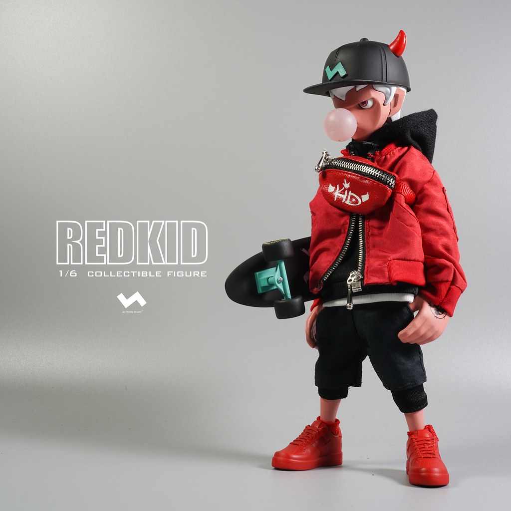 J.T Studio Street Mask 系列【BULL & RedKid】1/6 比例人偶