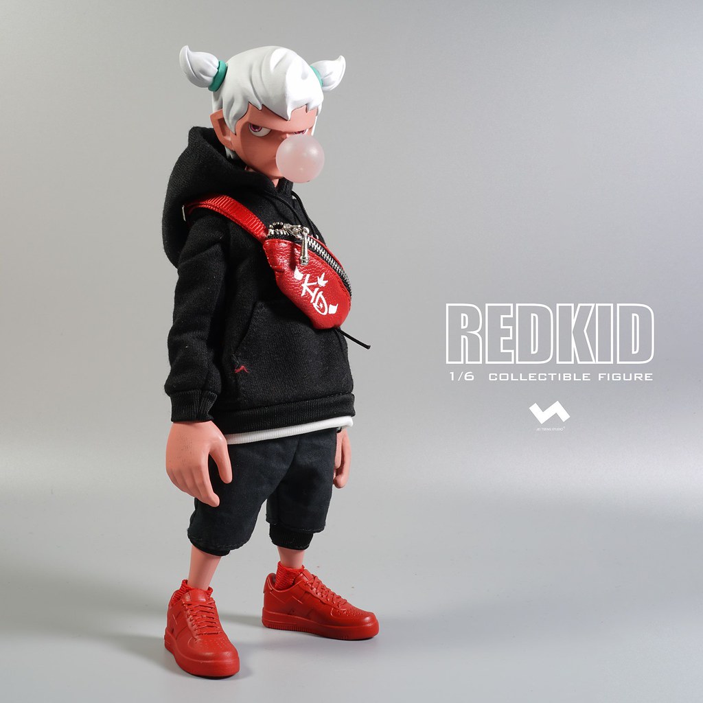 J.T Studio Street Mask 系列【BULL & RedKid】1/6 比例人偶