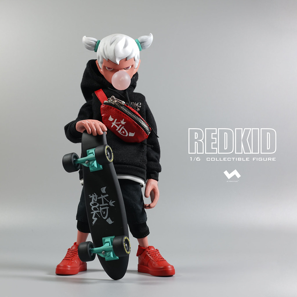 J.T Studio Street Mask 系列【BULL & RedKid】1/6 比例人偶